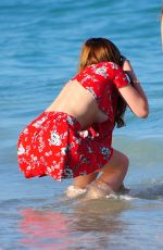 BELLA and DANI THORNE at a Beach in Miami 04/07/2016