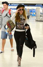 BELLA and DANI THORNE at LAX Airport in Los Angeles 04/06/2016