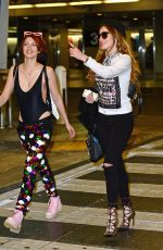 BELLA and DANI THORNE at Miami International Airport 04/06/2016