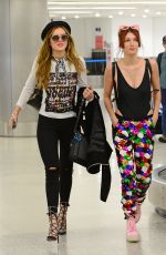 BELLA and DANI THORNE at Miami International Airport 04/06/2016