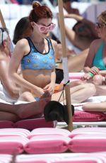 BELLA and DANI THORNE in Bikinis on the Beach in Miami 04/08/2016