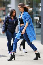 BELLA HADID Out and About in New York 04/28/2016