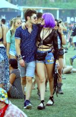 BELLA THORNE at Coachella Valley Music and Arts Festival, Day Three, 04/17/2016
