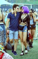 BELLA THORNE at Coachella Valley Music and Arts Festival, Day Three, 04/17/2016