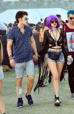 BELLA THORNE at Coachella Valley Music and Arts Festival, Day Three, 04/17/2016