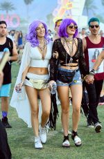 BELLA THORNE at Coachella Valley Music and Arts Festival, Day Three, 04/17/2016