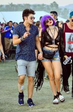 BELLA THORNE at Coachella Valley Music and Arts Festival, Day Three, 04/17/2016