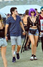 BELLA THORNE at Coachella Valley Music and Arts Festival, Day Three, 04/17/2016