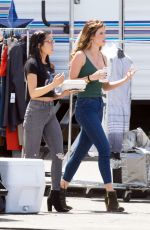BELLA THORNE on the Set of 