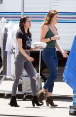 BELLA THORNE on the Set of 