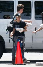 BELLA THORNE on the Set of 