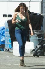 BELLA THORNE on the Set of 