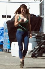 BELLA THORNE on the Set of 