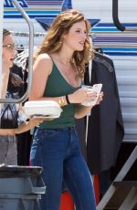 BELLA THORNE on the Set of 