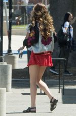 BELLA THORNE on the Set of 