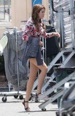 BELLA THORNE on the Set of 