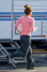 BELLA THORNE on the Set of 