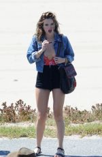 BELLA THORNE on the Set of 