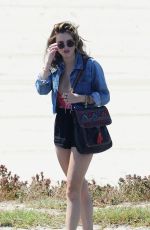 BELLA THORNE on the Set of 