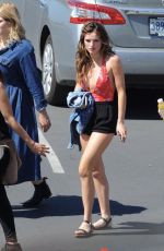 BELLA THORNE on the Set of 