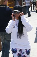 BLAC CHYNA at Fashion District in Los Angeles 04/19/2016