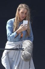 BLAKE LIVELY on the Set of 