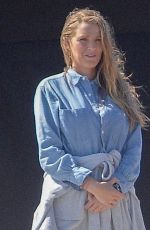 BLAKE LIVELY on the Set of 