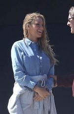 BLAKE LIVELY on the Set of 