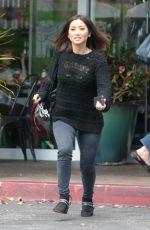 BRENDA SONG Out and About in Beverly Hills 04/25/2016