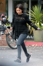 BRENDA SONG Out and About in Beverly Hills 04/25/2016