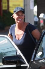 BRIGITTE NIELSEN Out and About in Studio City 03/15/2016