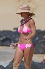 BRITNEY SPEARS in Bikini on the Beach in Hawaii 03/31/2016