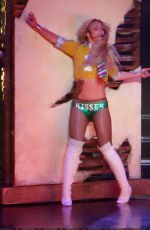 BRITNEY SPEARS Performs in Las Vegas 04/09/2016