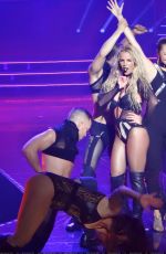 BRITNEY SPEARS Performs in Las Vegas 04/09/2016