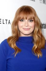 BRYCE DALLAS HOWARD at 5th Annual Reel Stories Real Lives Event in Hollywood 04/07/2016