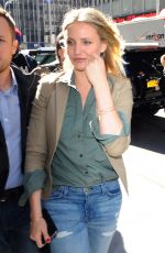 CAMERON DIAZ at Z100 Studio in New York 04/04/2016