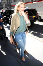 CAMERON DIAZ at Z100 Studio in New York 04/04/2016