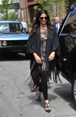 CAMILA ALVES Out and About in Tribeca 04/27/2016