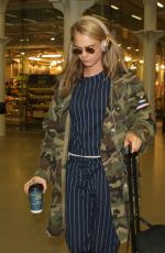 CARA DELEVINGNE at Eurostar Terminal in London 04/22/2016