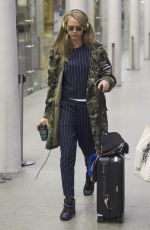 CARA DELEVINGNE at Eurostar Terminal in London 04/22/2016