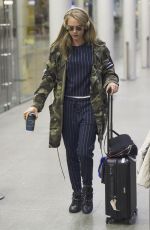 CARA DELEVINGNE at Eurostar Terminal in London 04/22/2016