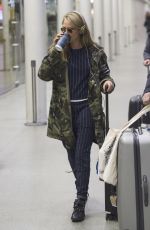 CARA DELEVINGNE at Eurostar Terminal in London 04/22/2016