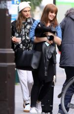 CARA DELEVINGNE Heading to "Valerian