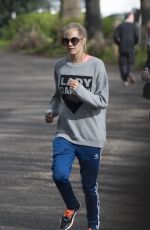 CARA DELEVINGNE Running Lady Garden 5km Race in Battersea Park in London 04/23/2016