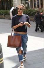 CAROLINE FLACK Arrives at Global Radio in London 04/27/2016