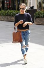 CAROLINE FLACK Arrives at Global Radio in London 04/27/2016
