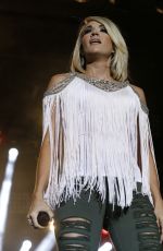 CARRIE UNDERWOOD Performs at 4th ACM Party for a Cause Festival in Las Vegas 04/01/2016