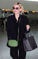 CATE BLANCHETT at Heathrow Airport in London 04/20/2016