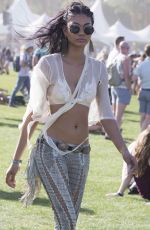 CHANEL IMAN at 2016 Coachella Valley Music and Arts Festival in Indio