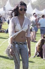 CHANEL IMAN at 2016 Coachella Valley Music and Arts Festival in Indio